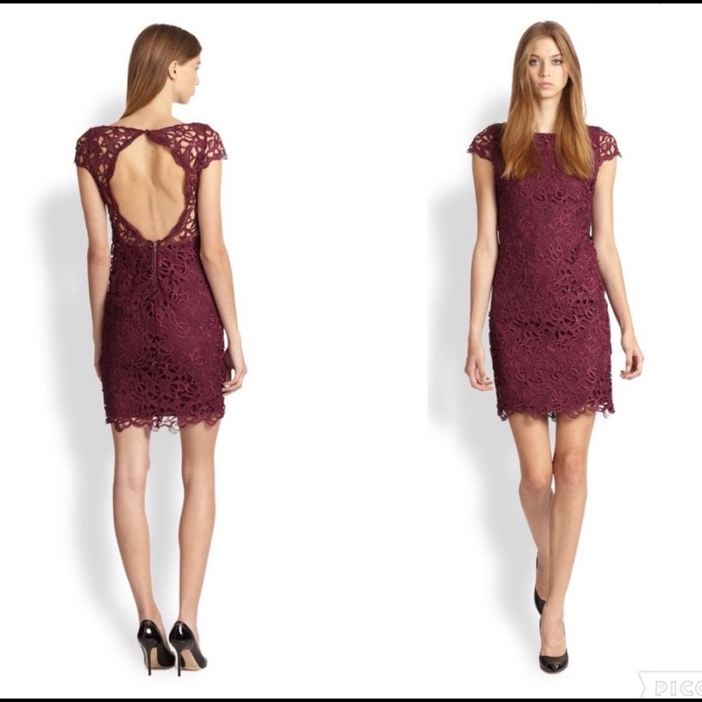 Alice + Olivia Lace Dress (w/ open back)